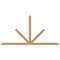 Ekena Millwork Saratoga Timber Gable Bracket, Western Red Cedar, 96"W x 48"H x 1 1/2"D x 3 1/2"F, 12/12 Pitch GBW096X48X0204SAR00SWR - alternate 1